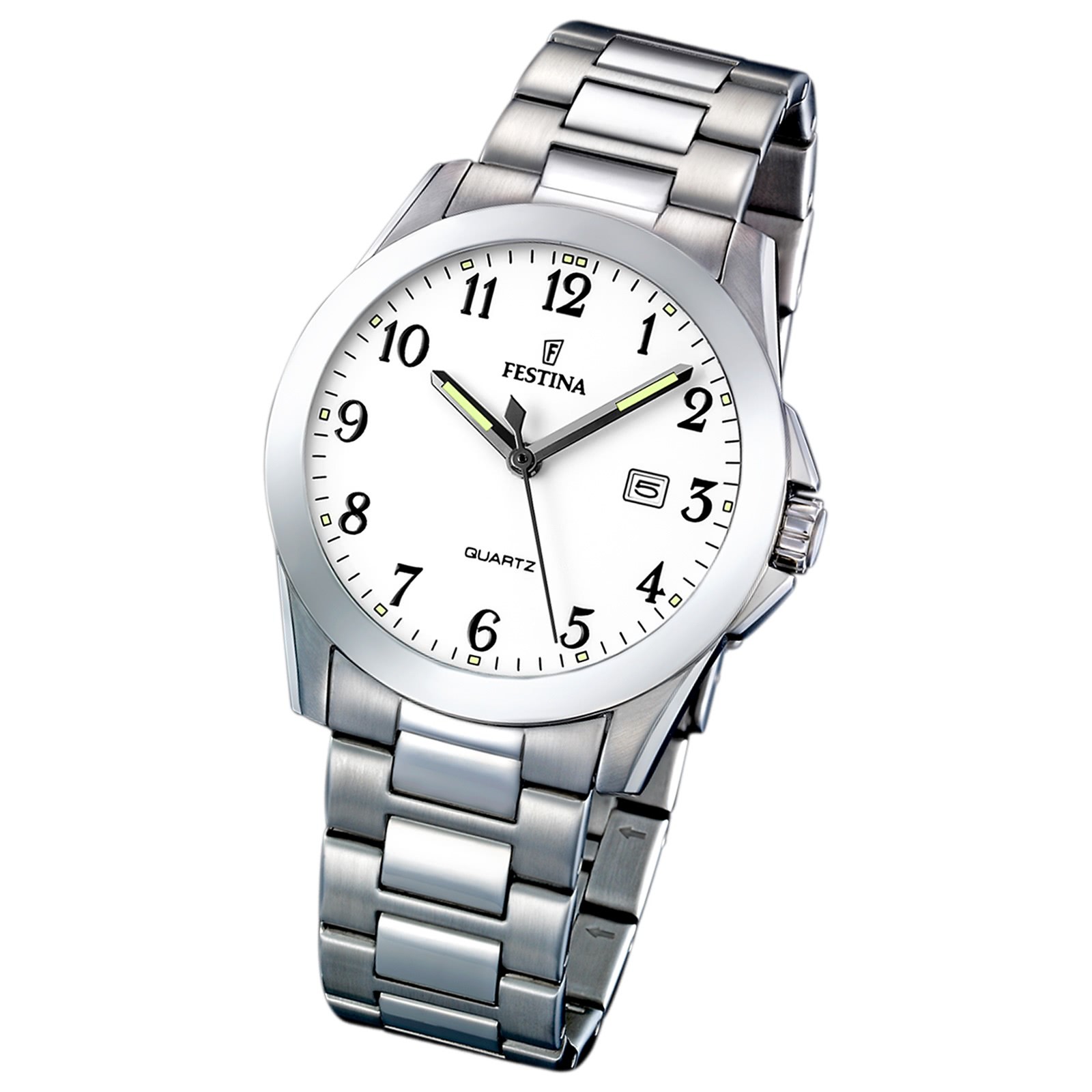 FESTINA Herren-Armbanduhr analog Quarz Edelstahl Klassik Uhr UF16376/1