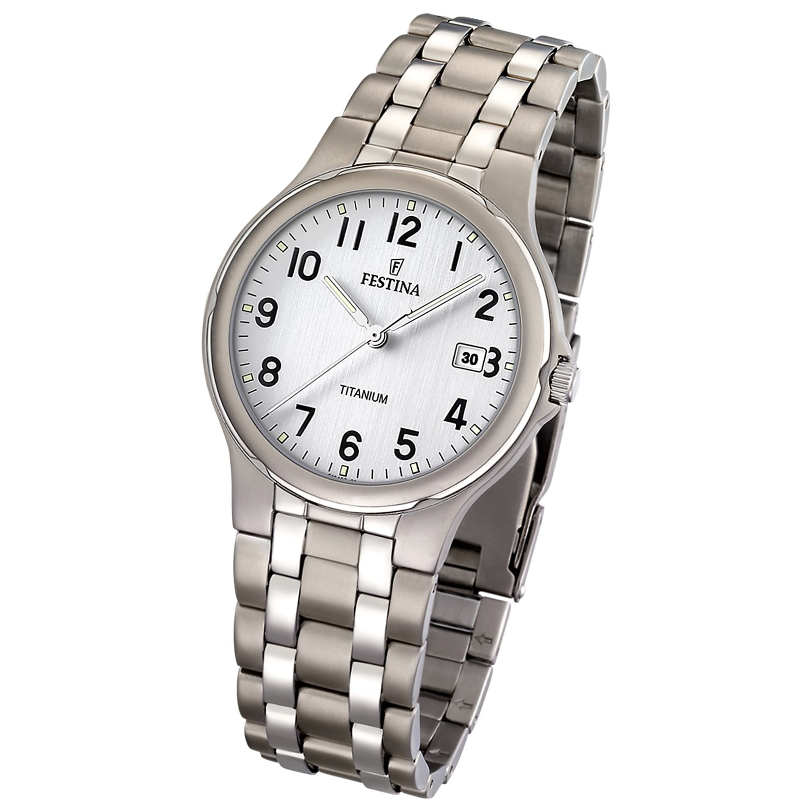 FESTINA Herren-Armbanduhr analog Quarz Titan Klassik Uhr UF16460/1