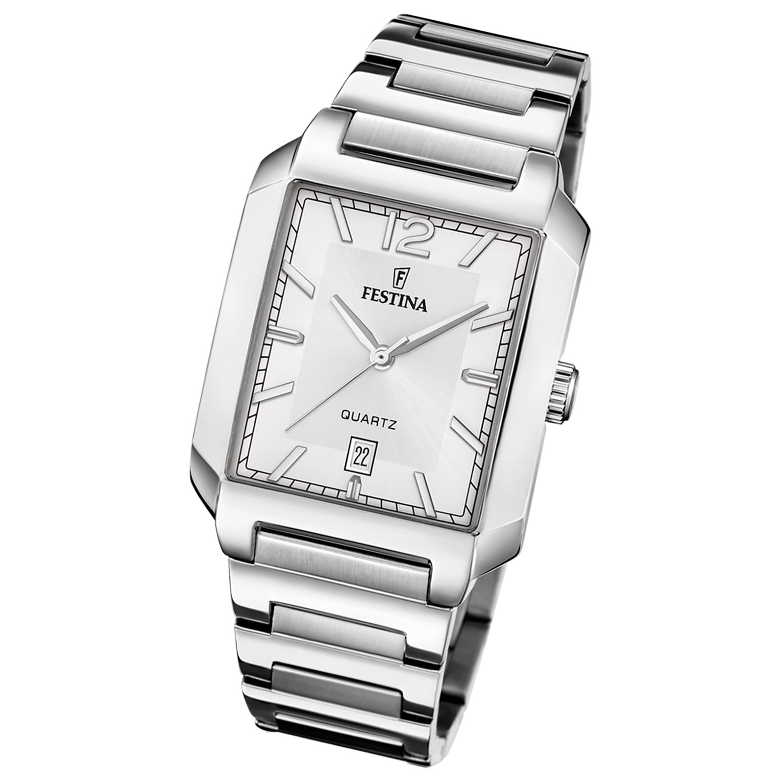 Festina Herrenuhr Edelstahl silber Festina Trend Armbanduhr UF20677/2