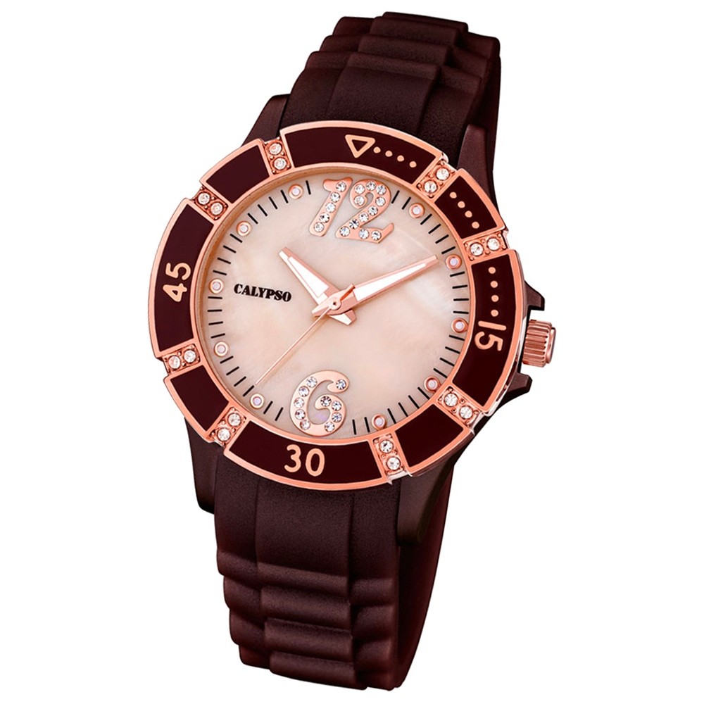 CALYPSO Damen-Uhr - Trend - Analog - Quarz - PU - UK5650/A