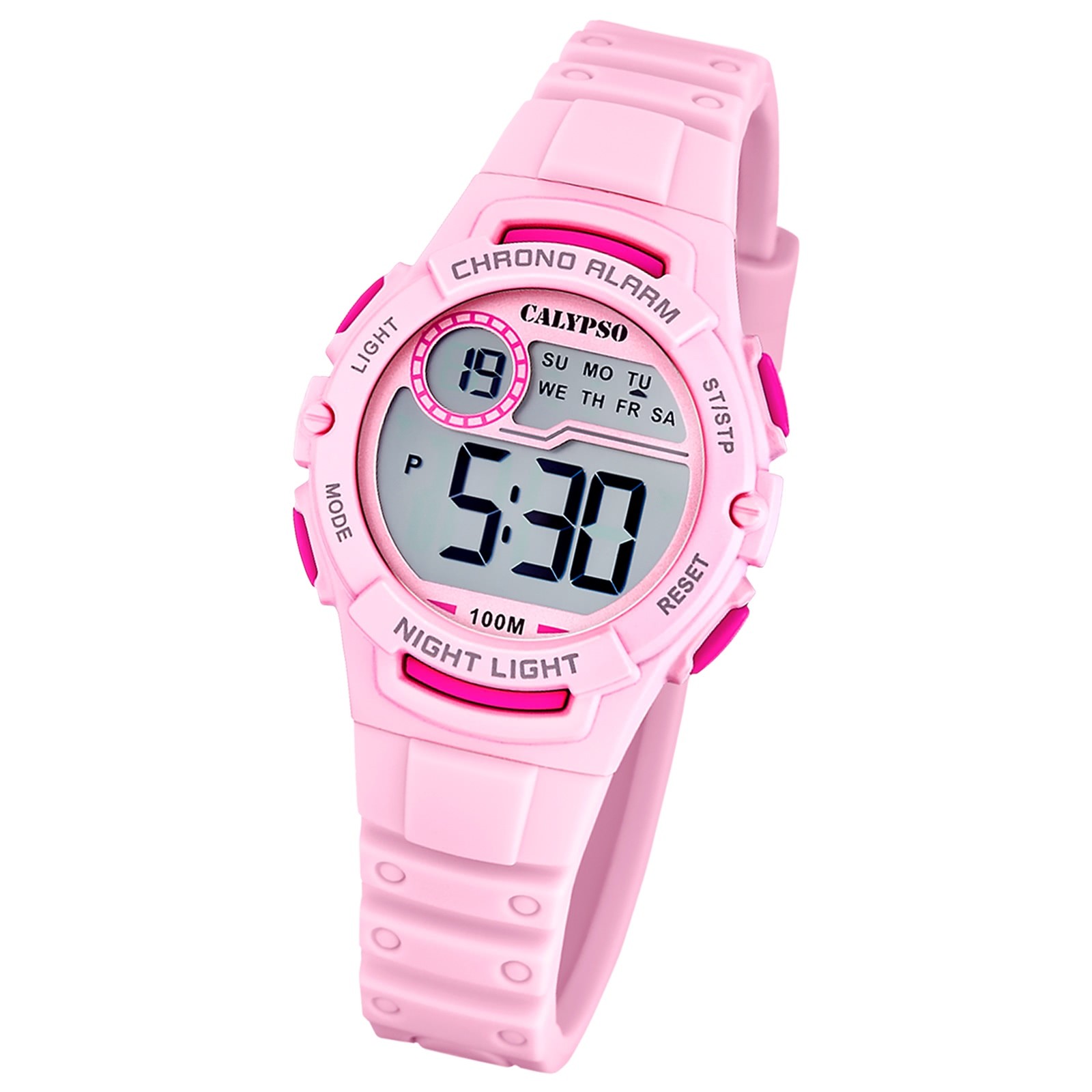 Calypso Jugend Kinderuhr Kautschuk rosa Calypso Junior Armbanduhr UK5852/1