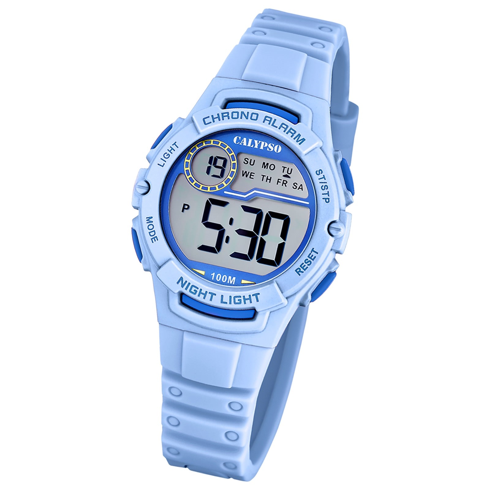 Calypso Jugend Kinderuhr Kautschuk hellblau Calypso Junior Armbanduhr UK5852/2