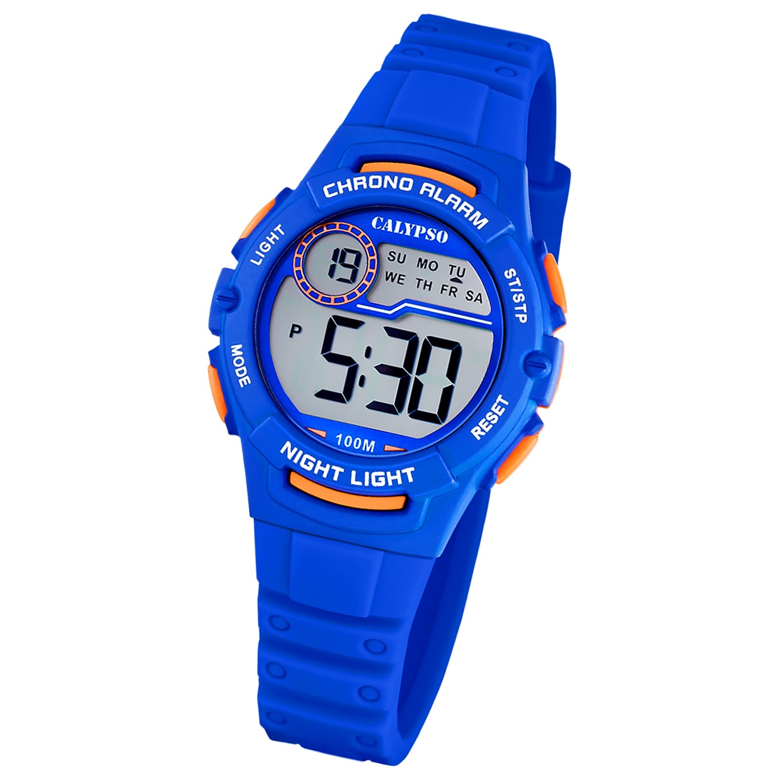 Calypso Jugend Kinderuhr Kautschuk blau Calypso Junior Armbanduhr UK5852/3