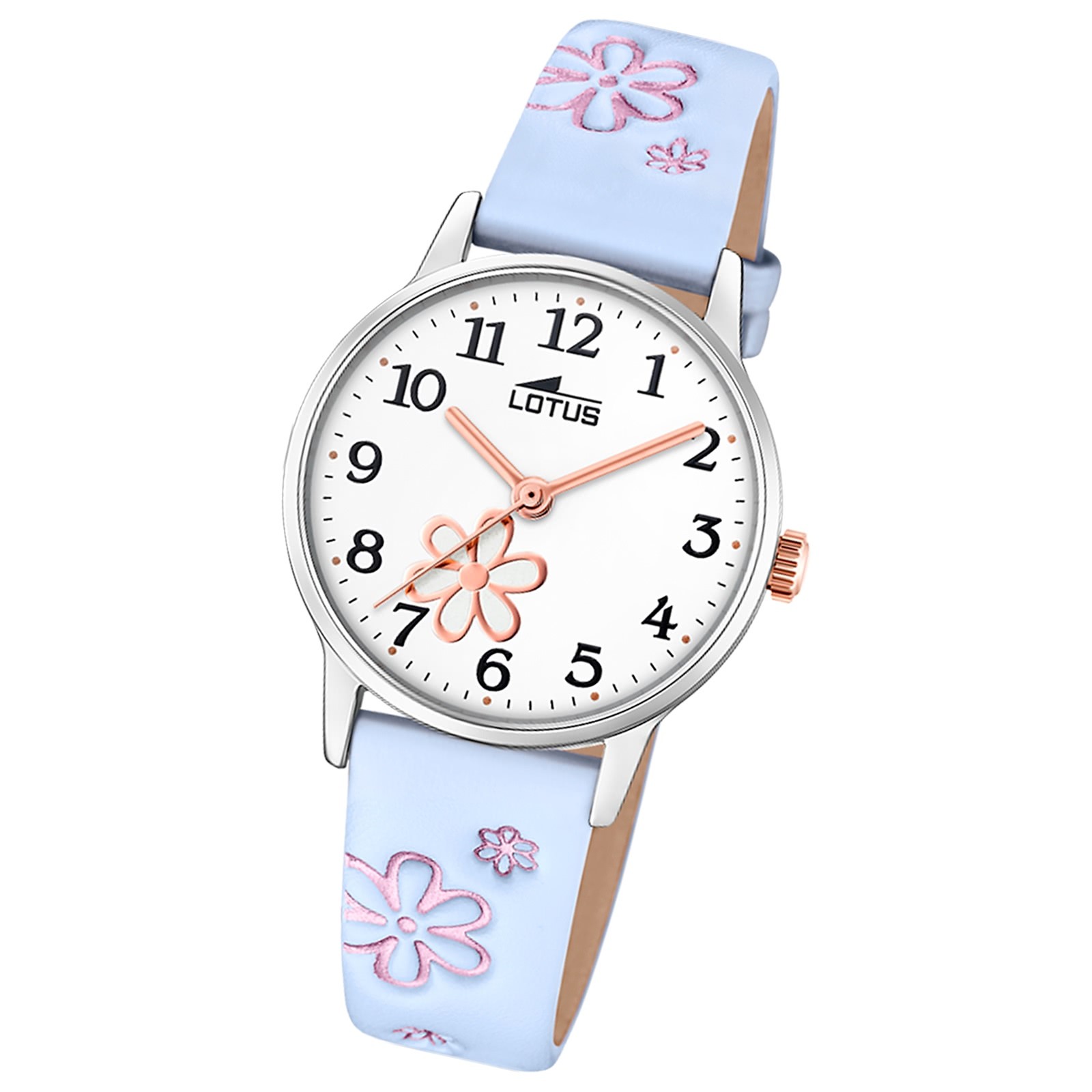 Lotus Jugend Kinderuhr Leder hellblau Lotus Classic Armbanduhr UL18863/3