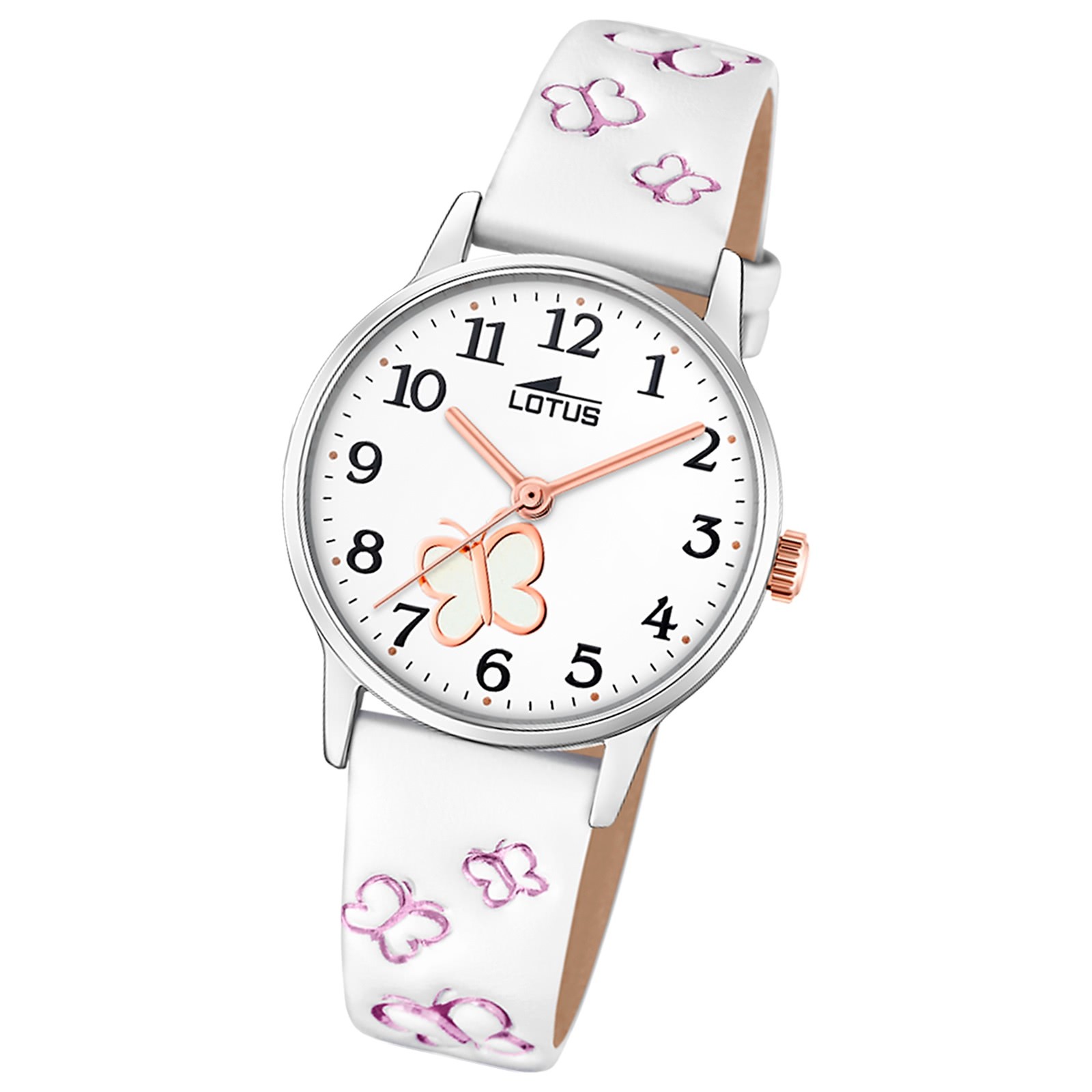 Lotus Jugend Kinderuhr Leder weiß Lotus Classic Armbanduhr UL18864/1