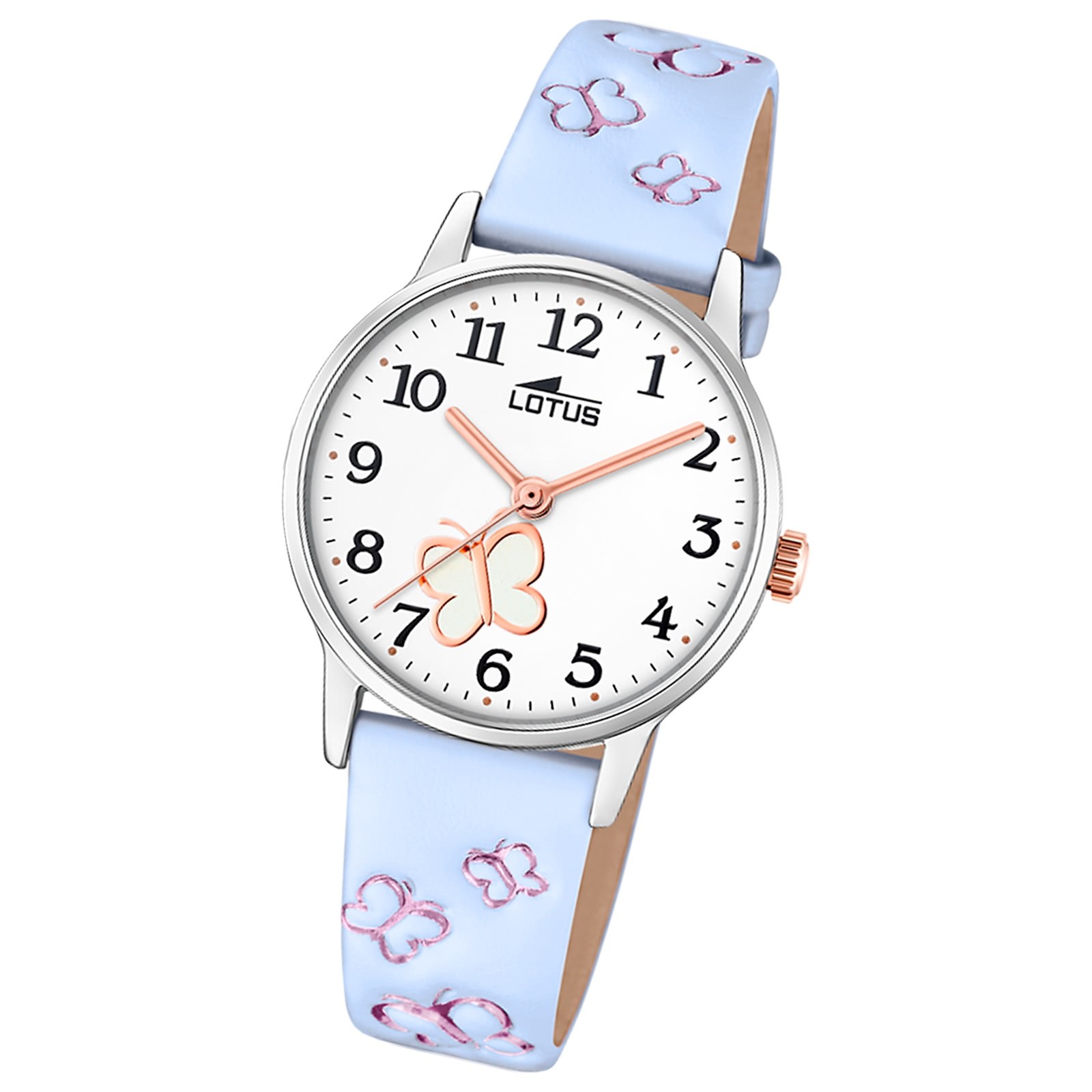 Lotus Jugend Kinderuhr Leder hellblau Lotus Classic Armbanduhr UL18864/3