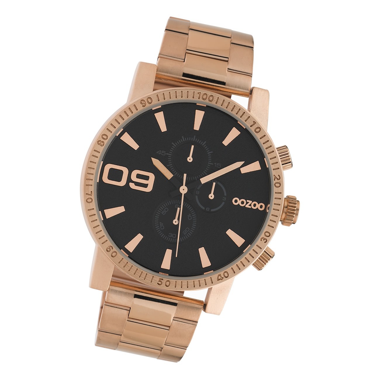 Analog Herren Oozoo C10708 Armbanduhr roségold UOC10708 Edelstahl Timepieces