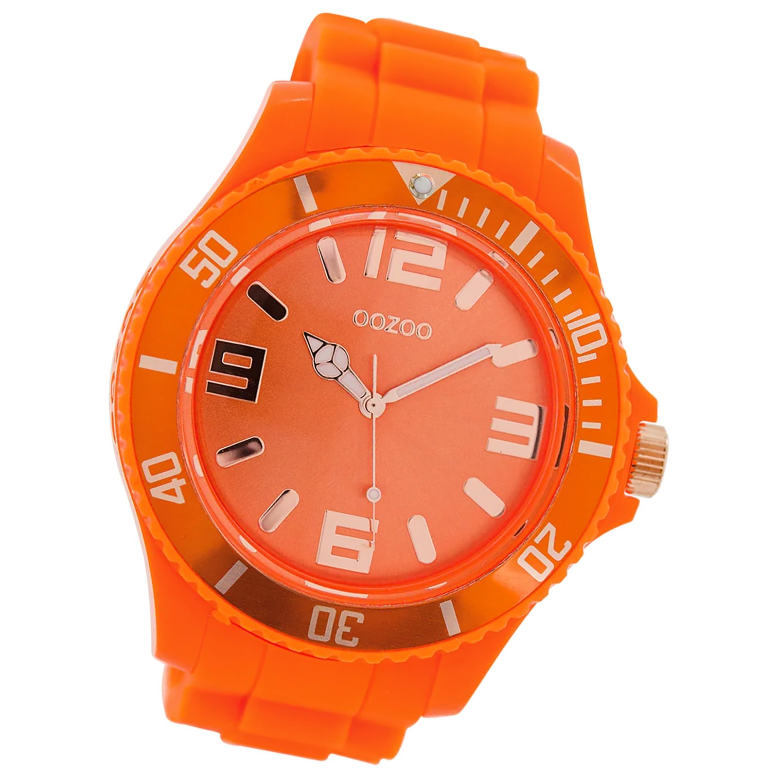 Oozoo Damen Armbanduhr Timepieces Analog Silikon orange UOC5034A