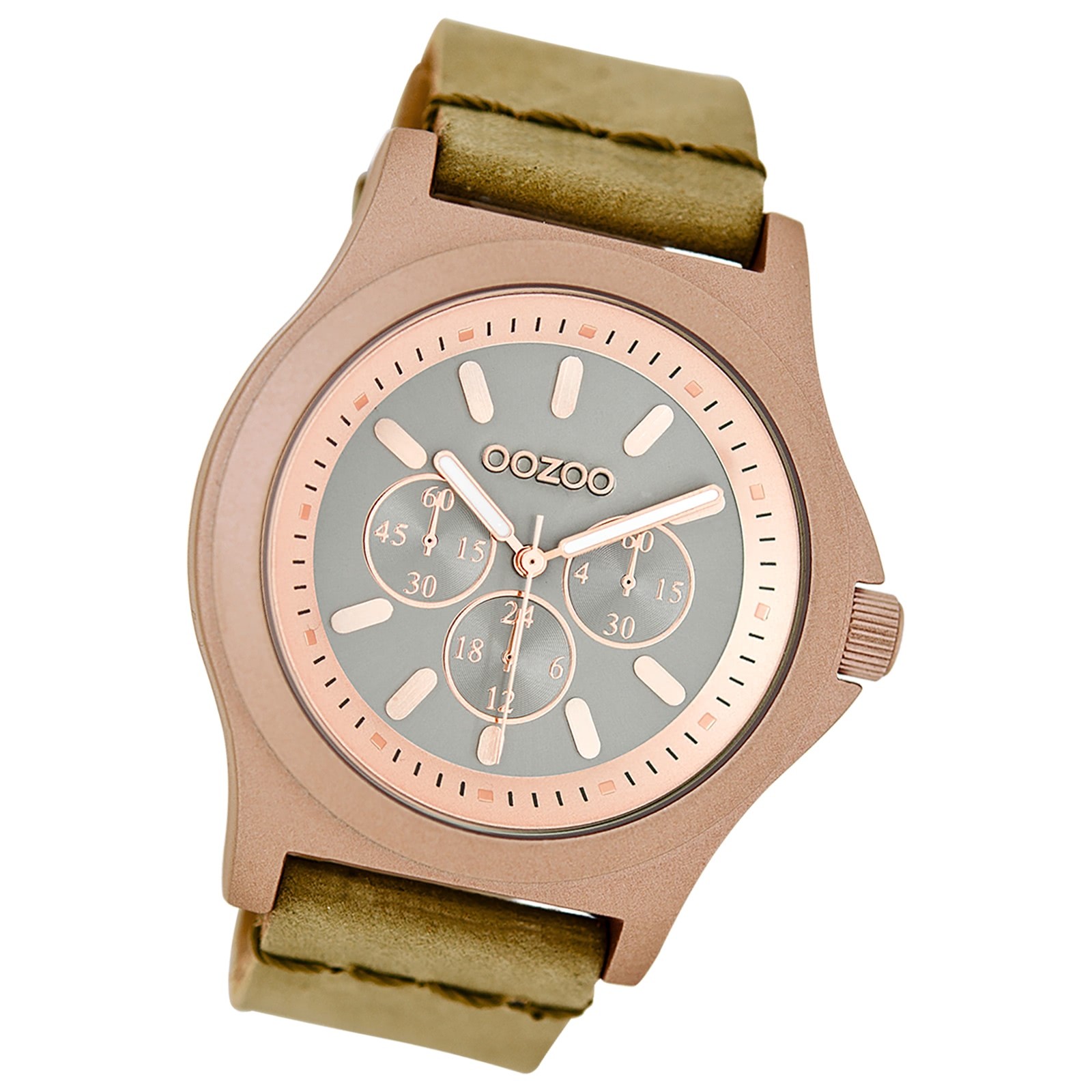 Oozoo Damen Armbanduhr Timepieces Analog Leder gelb UOC6511A