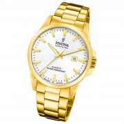 Festina Herrenuhr Edelstahl gold Festina Swiss made Armbanduhr UF20044/2