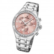 Festina Damen Armbanduhr Boyfriend F20392/3 Quarz Edelstahl silber UF20392/3