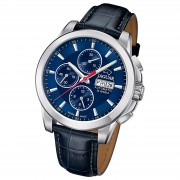 Jaguar Herrenuhr Leder blau Jaguar Le Chronographe Armbanduhr UJ975/6