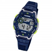 Calypso Herrenuhr Kautschuk dunkelblau Calypso Digital Armbanduhr UK5853/3