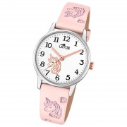 Lotus Jugend Kinderuhr Leder rosa Lotus Classic Armbanduhr UL18865/2