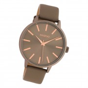 Oozoo Damen Armbanduhr Timepieces C10612 Analog Leder braun taupe UOC10612