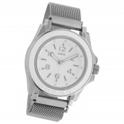 Oozoo Damen Armbanduhr Timepieces Analog Metall silber UOC10737