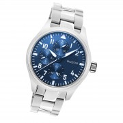 Oozoo Herren Armbanduhr C10956 Edelstahl Analog silber UOC10956 Timepieces