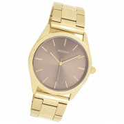 Oozoo Unisex Armbanduhr OOZOO Timepieces Analog Edelstahl gold UOC11431