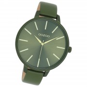 Oozoo Damen Armbanduhr OOZOO Timepieces Analog Leder grün UOC11441