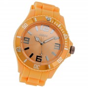 Oozoo Damen Armbanduhr Timepieces Analog Silikon orange UOC4348A