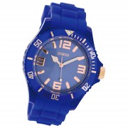 Oozoo Damen Armbanduhr Timepieces Analog Silikon blau UOC5049A