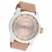 Oozoo Damen Armbanduhr Timepieces Analog Leder rosa UOC6117A