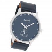 Oozoo Damen Armbanduhr Timepieces Analog Leder dunkelblau UOC9008A