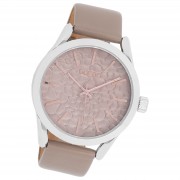 Oozoo Damen Armbanduhr Timepieces Analog Leder beige UOC9473A