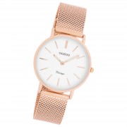 Oozoo Damen Armbanduhr Timepieces Analog Metall rosegold UOC9919A