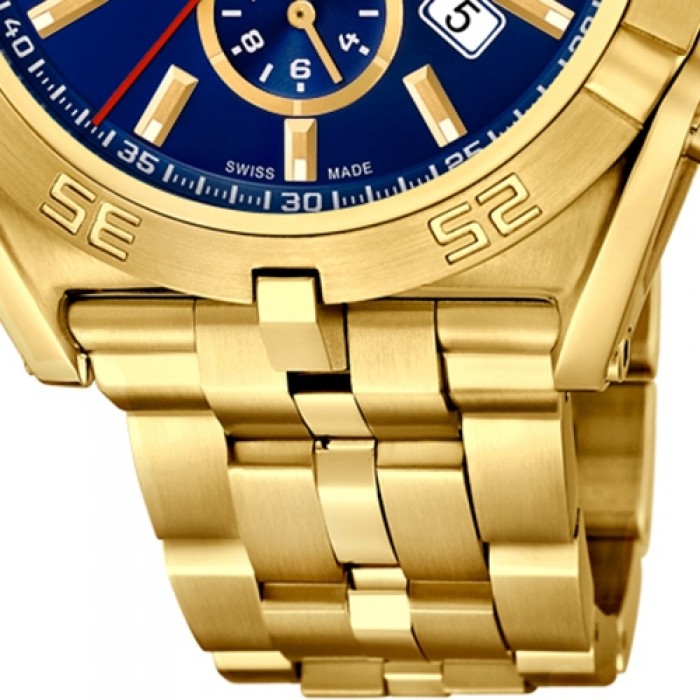 Saphir Herren-Armbanduhr J853/3 Executive UJ853/3 gold Jaguar Edelstahl