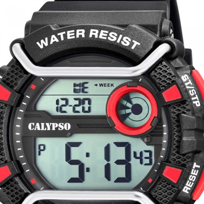 Calypso Herren PU Xtreme UK5764/6 schwarz K5764/6 Armbanduhr Quarz-Uhr