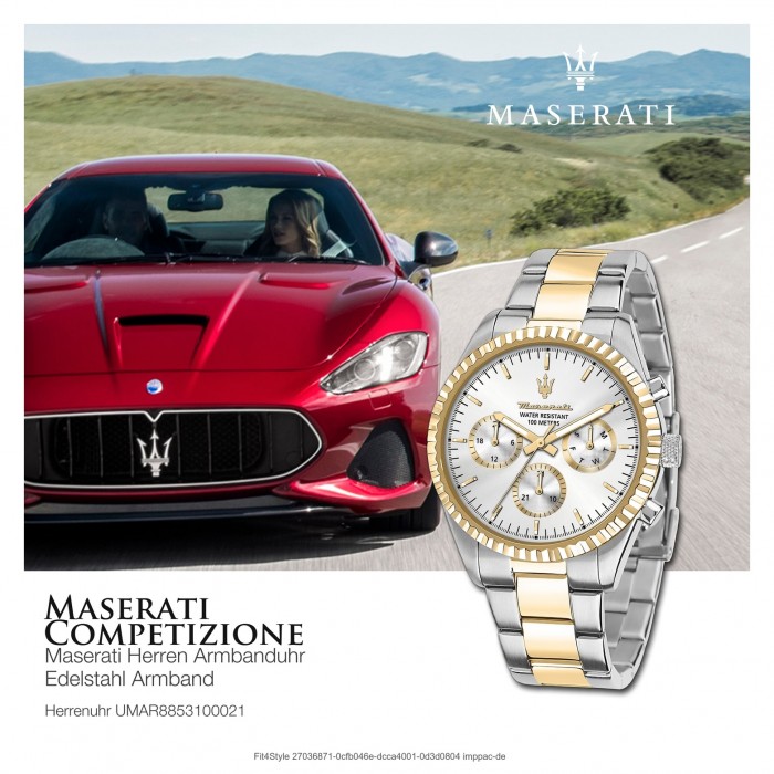 Herrenuhr Edelstahl Maserati COMPETIZIONE Multifunktion UMAR8853100021