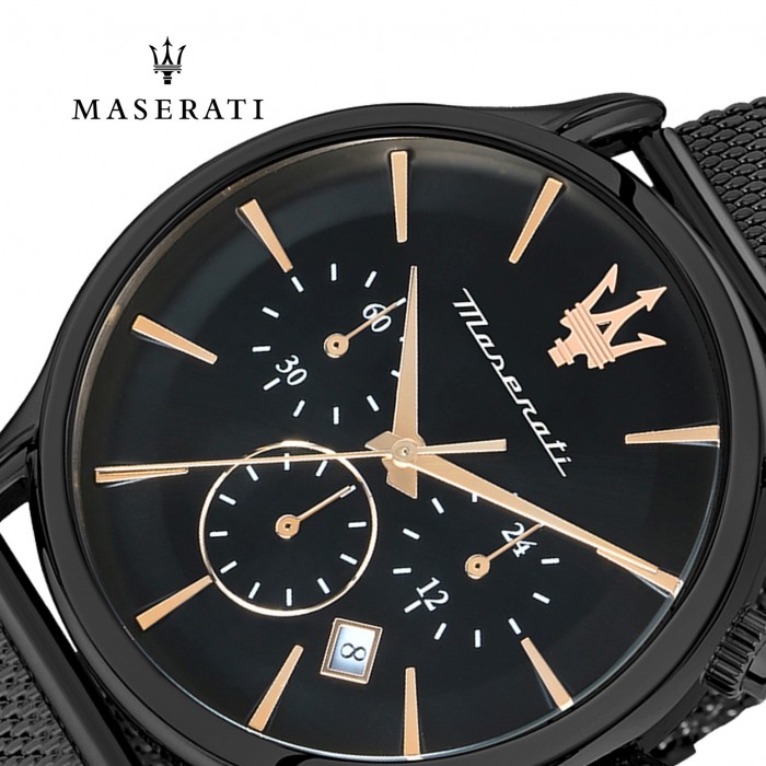 Maserati Herren Armbanduhr EPOCA Chrono UMAR8873618013 Edelstahl