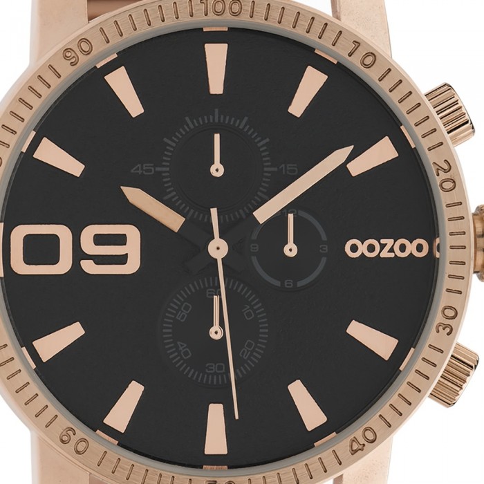 Oozoo Herren Timepieces UOC10708 Edelstahl Analog C10708 roségold Armbanduhr